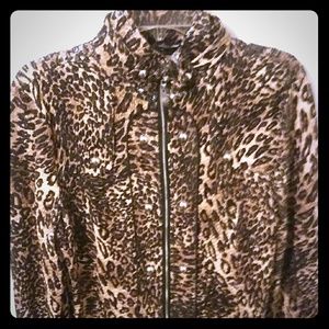 Leopard Print Jacket Medium